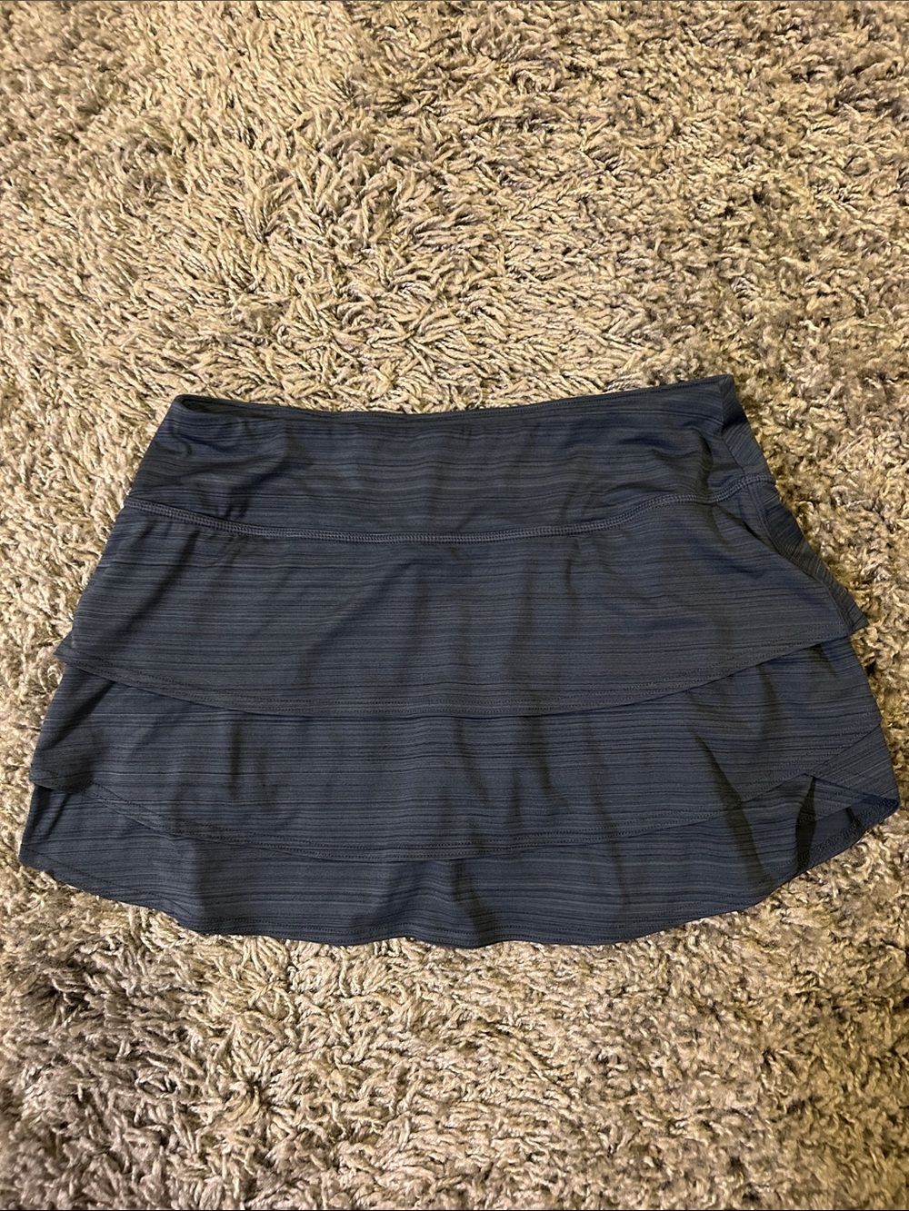 Athleta Navy Tiered Active Skort Size Medium